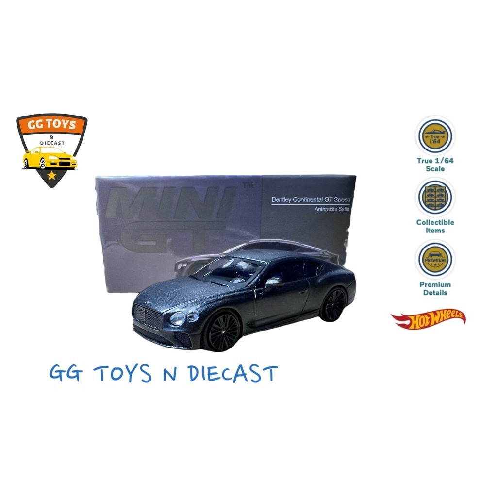 Diecast Mini GT Bentley Continental GT Speed (UNSEALED)