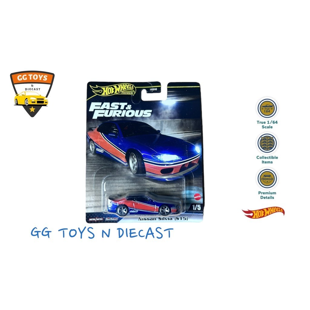 Hotwheels Hot Wheels HW Premium Dash F Series Nissan Silvia S15 Monalisa