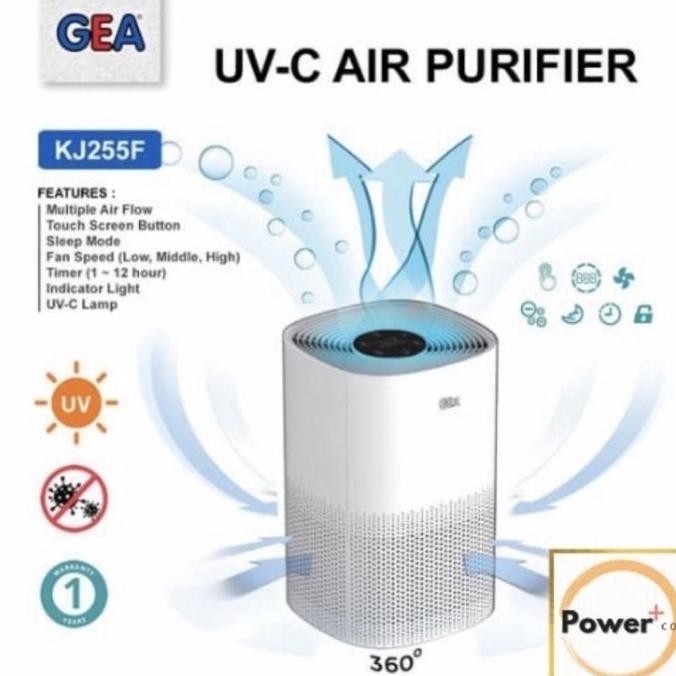 Gea Uv-C Air Purifier Kj255F / Air Purifier Gea Coverage Area 30 M2/ Popobiasta
