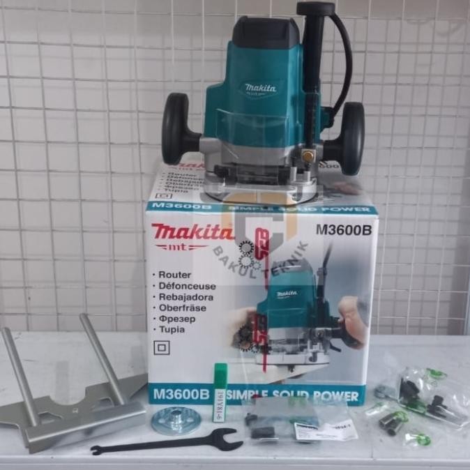 Makita Mesin Router M 3600B Profil Kayu Besar 12Mm Wood Trimmer