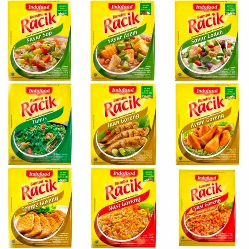 

Bumbu Racik Instant Indofood 1 Renteng