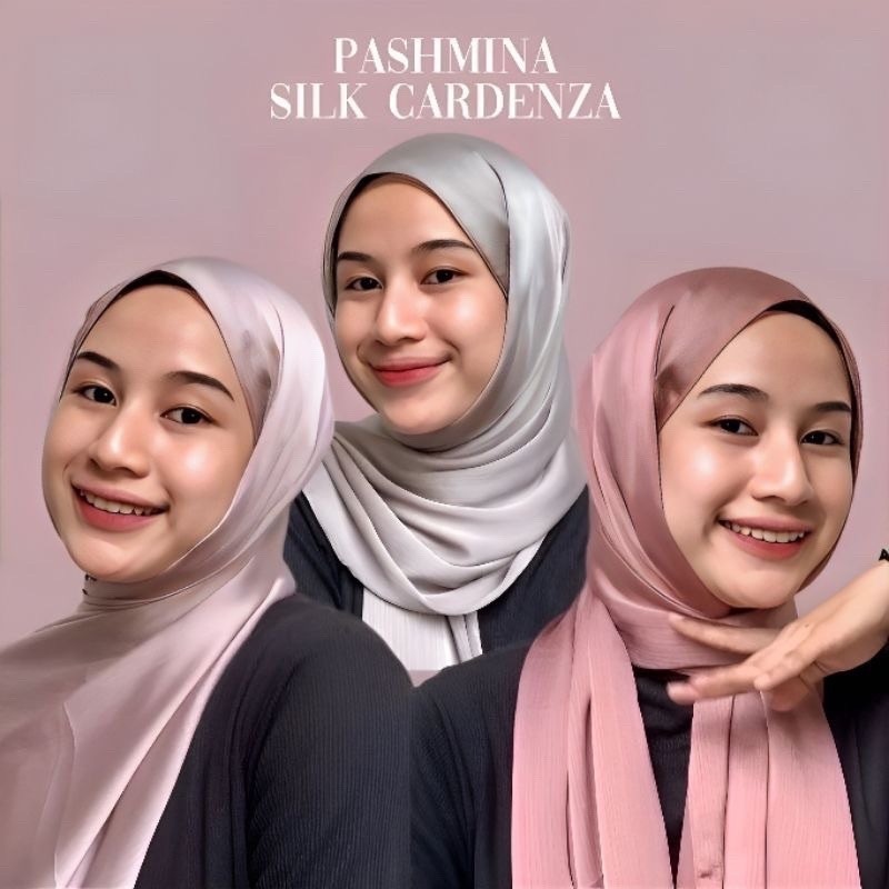 Hijab Pashmina Cardenza Silk|| Pashmina Satin Silk|| Pashmina Cardenza Luxury Silk