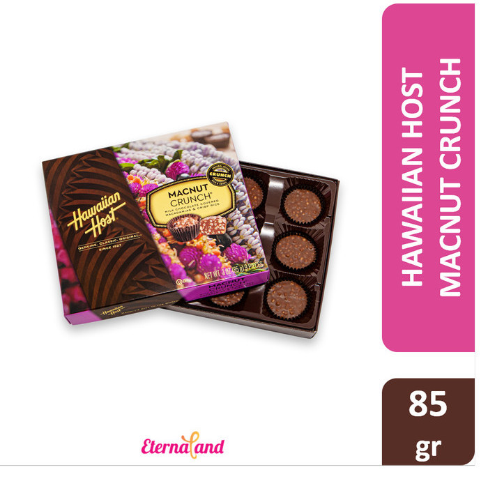 

Orea - Hawaiian Host Macnut Crunch 3 Oz - Cokelat Hawaiian Host Impor Usa