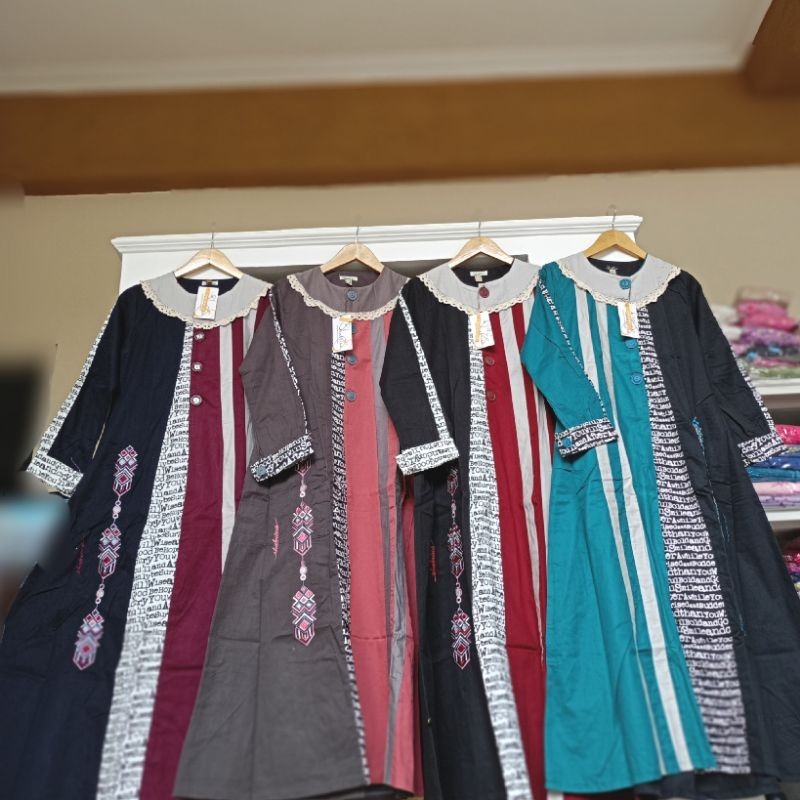 Gamis Shabrina Syar'i Remaja Original Kode TLR