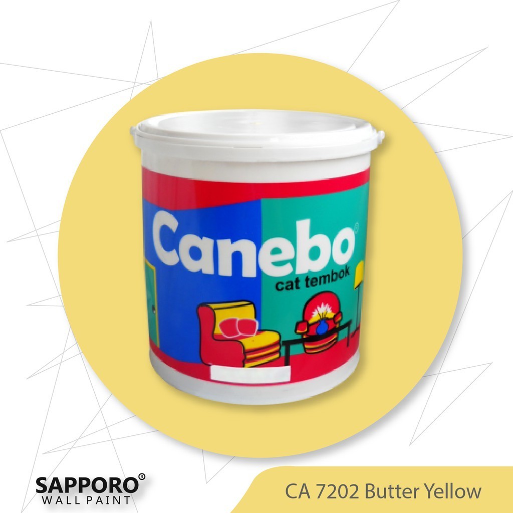 Cat Tembok Canebo Butter Yellow 5KG Cat Tembok Terbaik Termurah