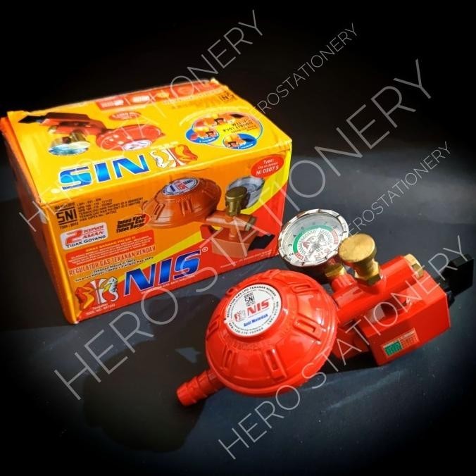 Regulator Gas Elpiji Robot Double Lock Original Nis Ni 0307 S Ryccaelmei