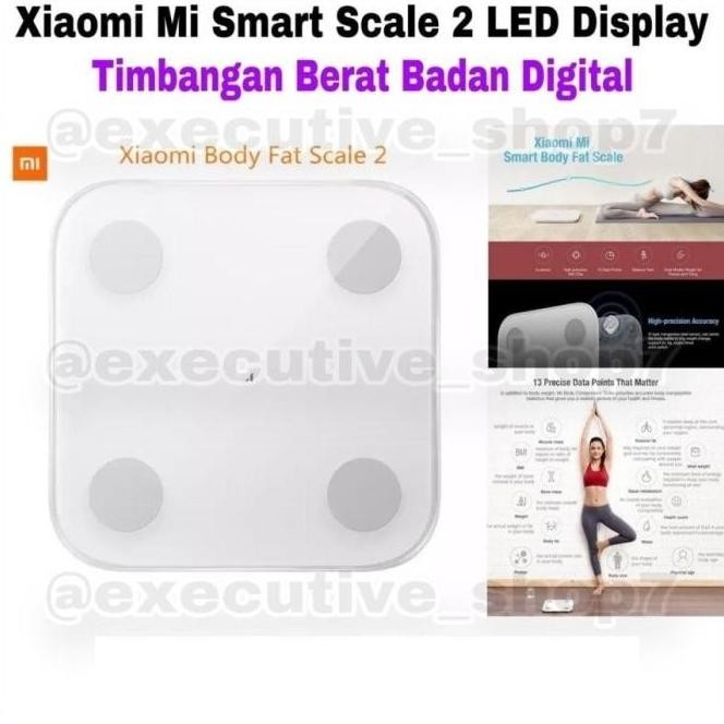 Promo Mi Smart Scale 2 Led Display - Timbangan Berat Badan Digital Qyarazeta