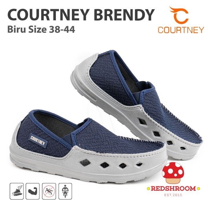 Sepatu Ardiles Courtney BRENDY BIRU - Fashion Casual Pria