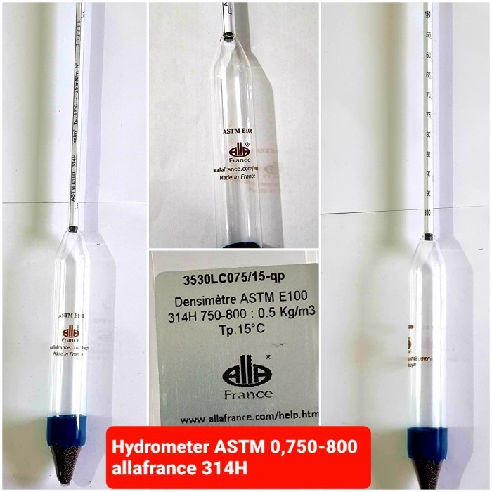Hydrometer ASTM 750-800 allafrance 314H Hydrometer BBM BBM PX Turbo