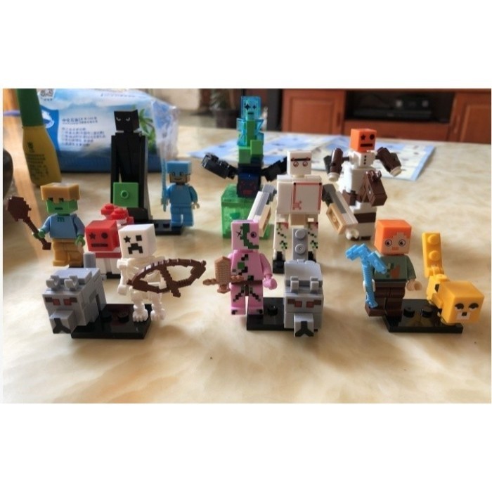 Lego My World 1 Set Lengkap / Fure Lego Minecraft My World