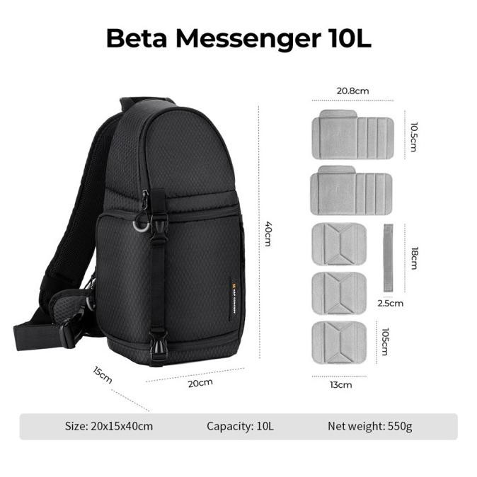 Knf Concept Tas Kamera Backpack Sling Kf-1305 For Dslr Mirrorless