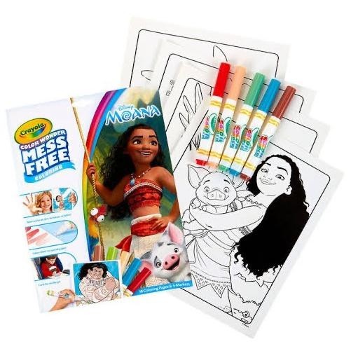 

Crayola Color Wonder - Moana Coloring Book Set