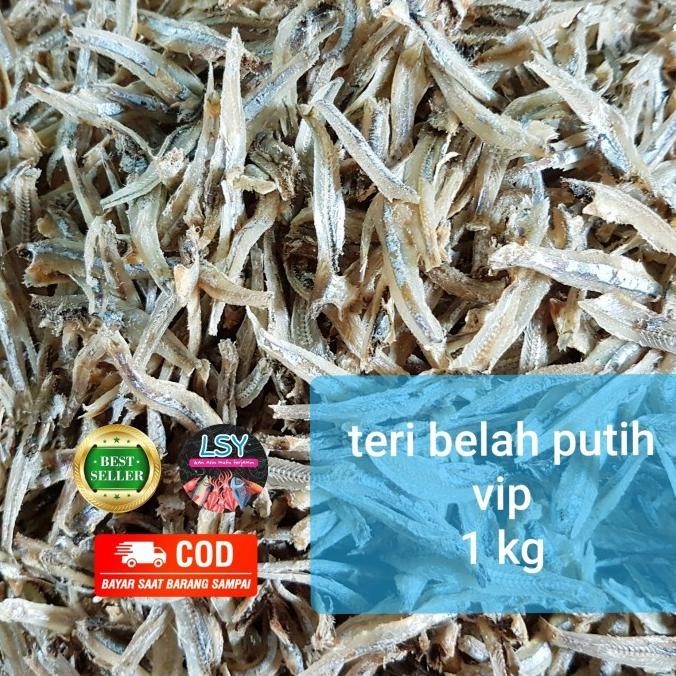 

ikan asin teri belah putih vip/ jengki belah vip 1kg