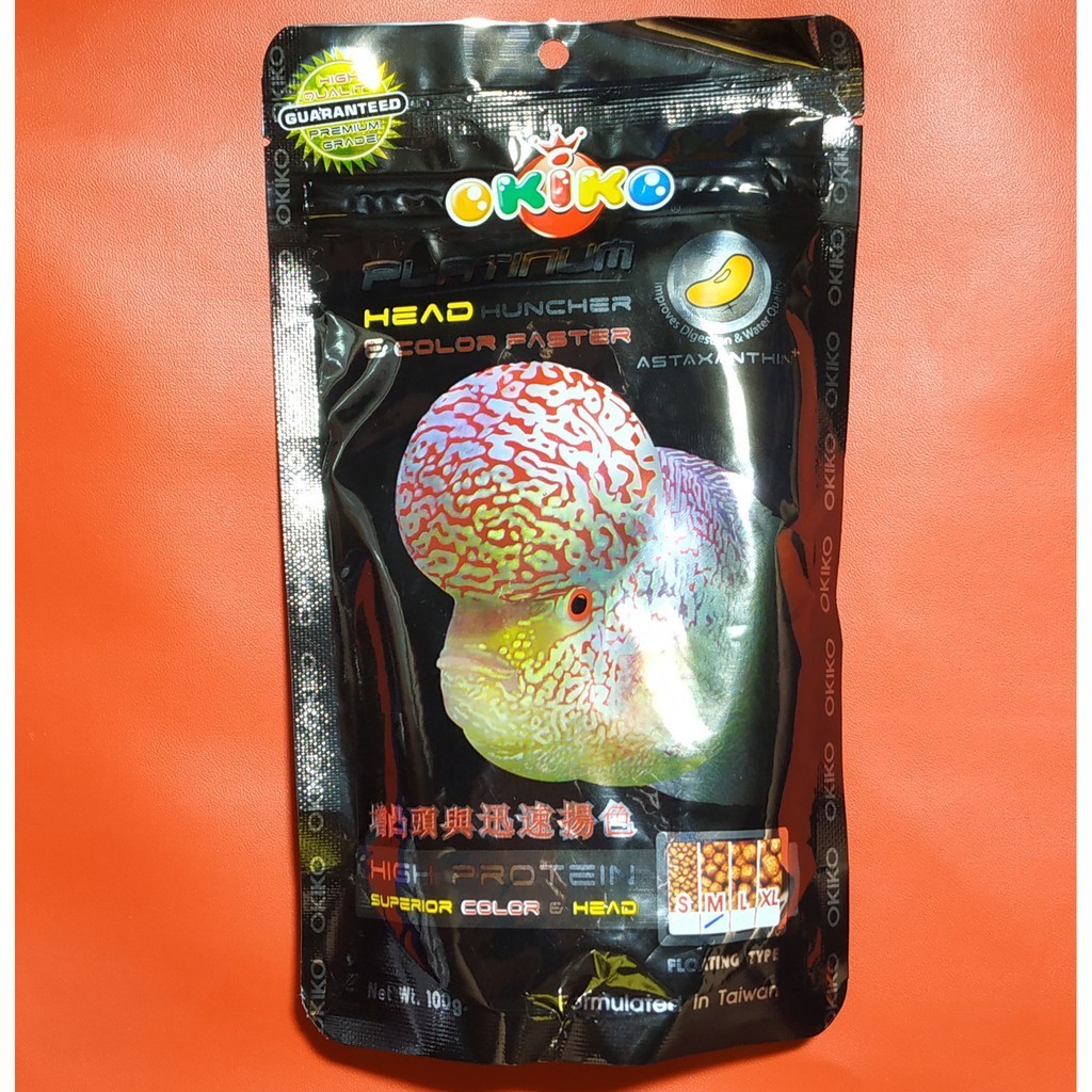 PAKAN IKAN LOUHAN OKIKO PLATINUM / PELET IKAN LOHAN OKIKO