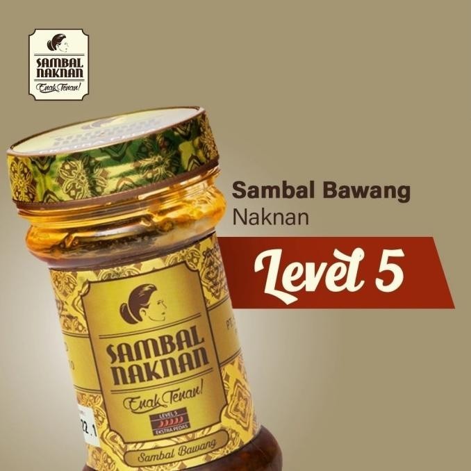 

Kualitas terbaik] GROSIR Min 4 btl Sambal Bawang Naknan Level 5 (Super Pedas)