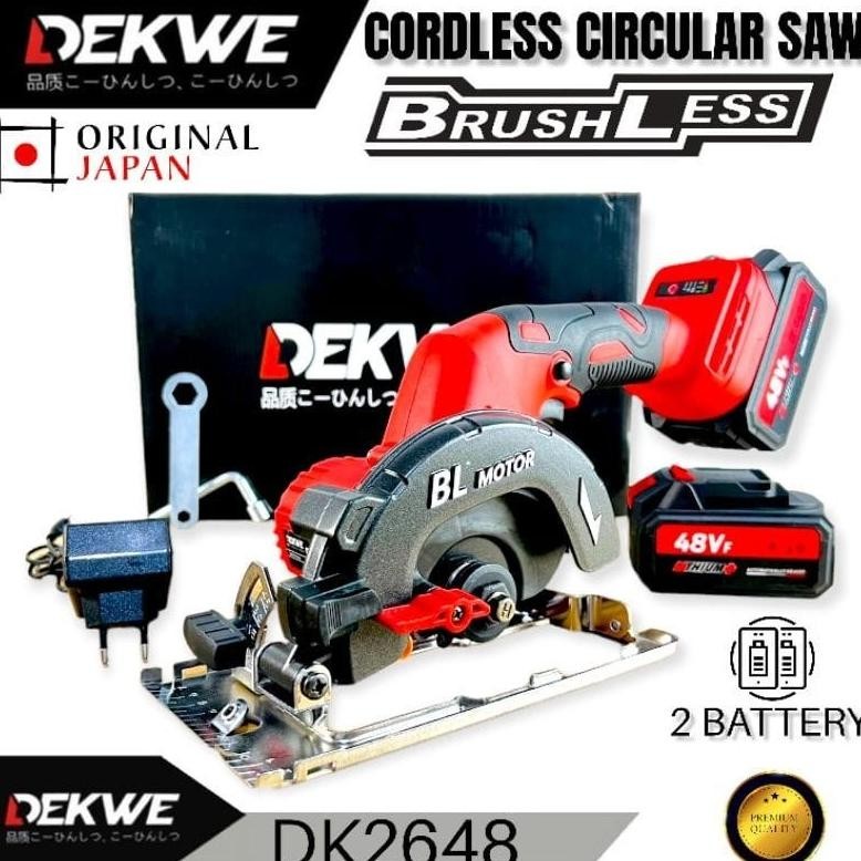 Dekwe Dk2648 Cordless Brushless Circular Saw Compact Mini Saw 125Mm / Dca Admy125