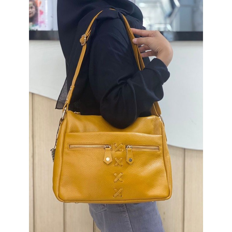 Tas Kulit Asli Selempang Wanita | Tas Kulit Asli | Tas Pesta | Tas Kulit Wanita | Tas Garut | Tas Pa