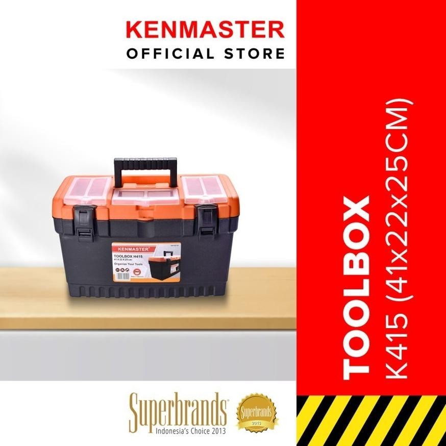 Tool Box Kenmaster H415 Jumbo Tool Kit Box Tempat Kunci Kotak Perkakas Besar