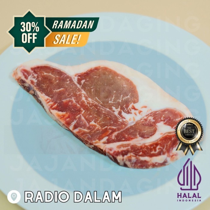 

Ayala - Us Premium Black Angus Sirloin/ Striploin Beef Steak Mb 2-3 200Gr