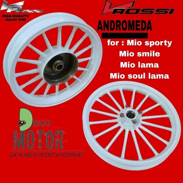 Velg Racing Vrossi Andromeda/Andong Yamaha Mio Sporty/Mio Smile/Mio Lama/Mio Soul Lama Sepasang