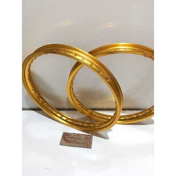 Velg Rossi Master Ukuran 140 140 Ring 17 Sepasang Warna Gold