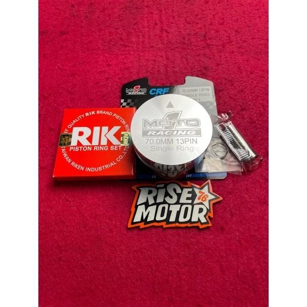 Piston Moto 1 Single Ring Uk 70 Pen 13