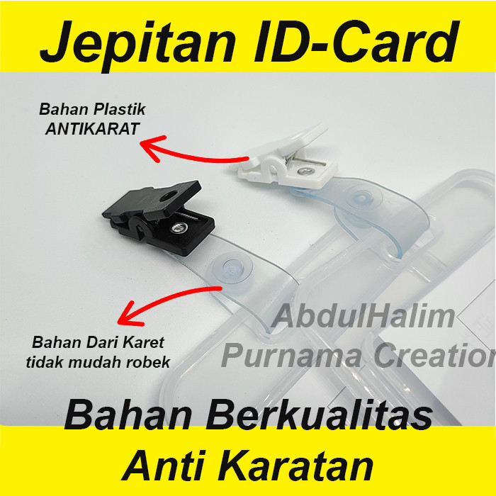 

Jepitan id card / clip id card Bahan Berkualitas Anti karat