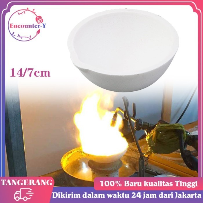14/17Cm Mangkok Kowi Lebur/Kowi Platina Putih Untuk Peleburan Ema