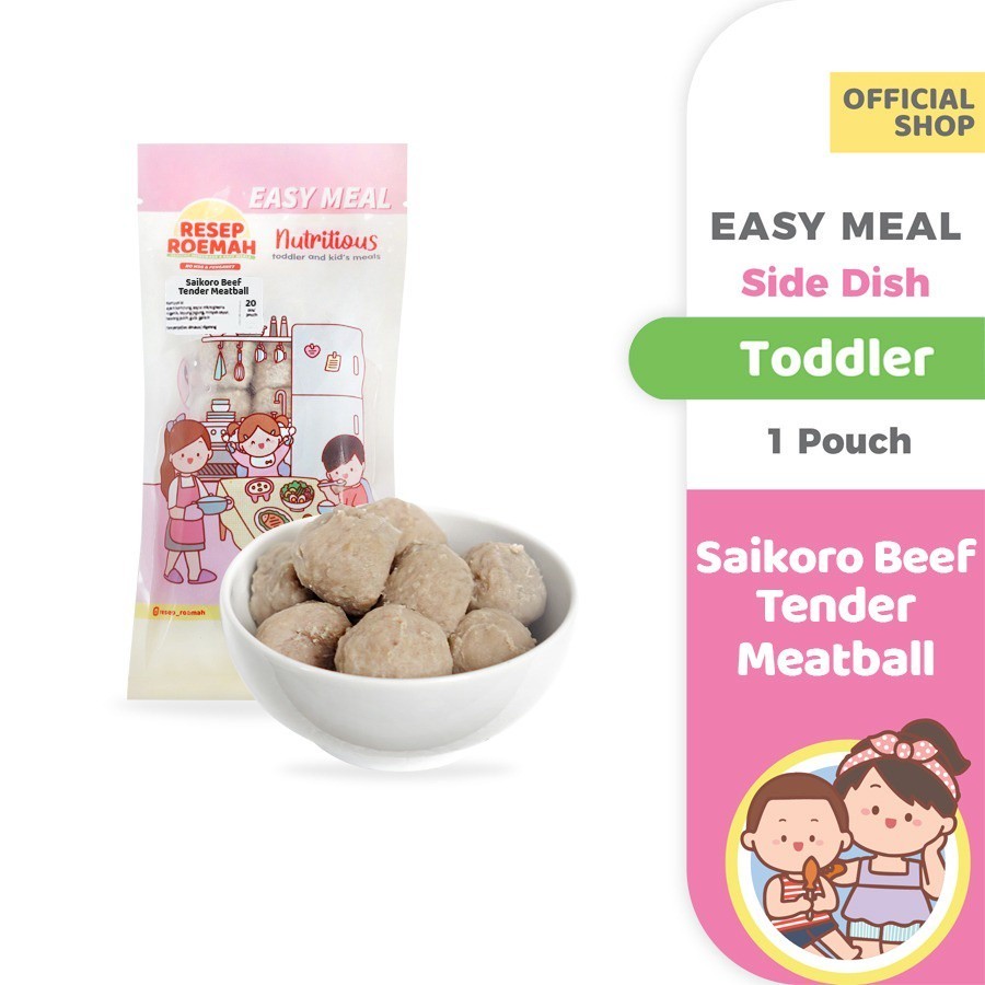 

RR Saikoro Beef Tender Meatball / Bakso Saikoro / Toddler - Kids