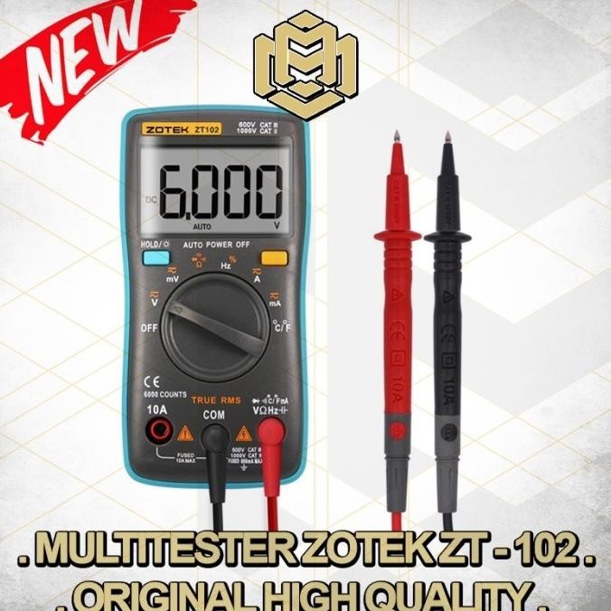 AVOMETER DIGITAL ZOTEK ZT102 / MULTITESTER DIGITAL ZT102 ORIGINAL