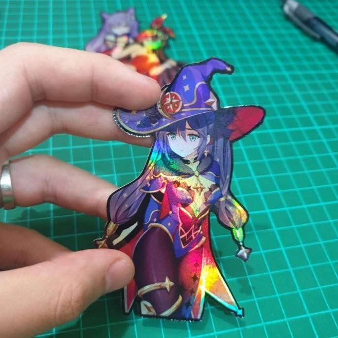 

Sticker Hologram Anime - PSH497 - Besar - Genshin Impact