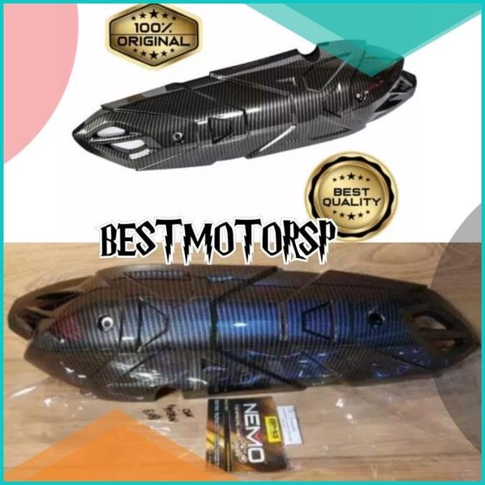 Cover Tutup Knalpot Nmax New 2020 Nemo Original Carbon Cover Knalpot N
