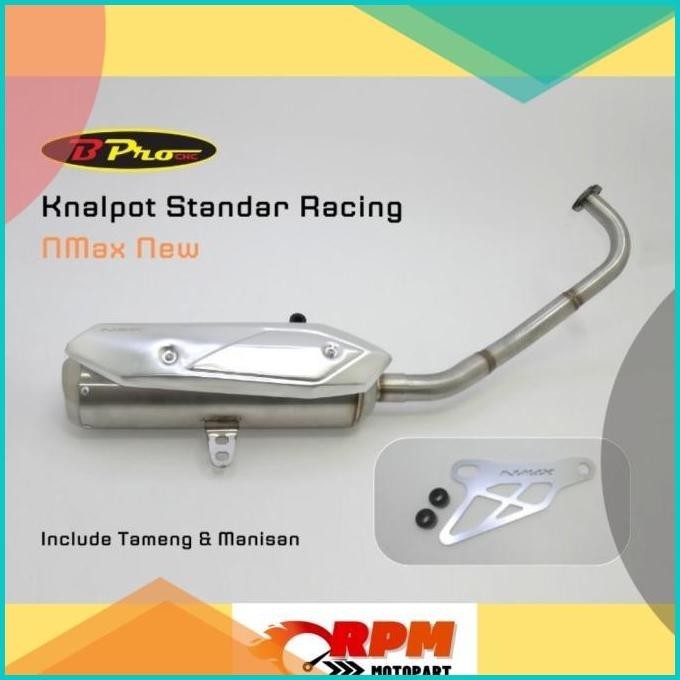 Knalpot Bpro Nmax old Full Stainless Standart Racing Original B Pro 19