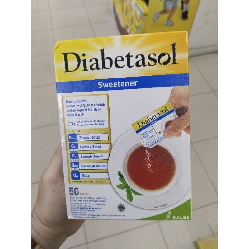 

50s DIABETASOL Sweetener Pemanis pengganti gula 0 kalori