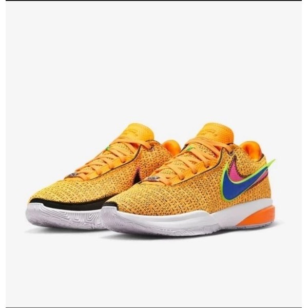 sepatu basket pria nike lebbron XX LSR orange 100% asli 801