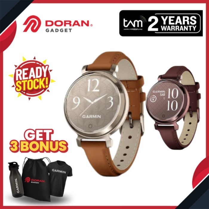 Produk Terbaru Garmin Lily2 Leather Smartwatch Garmin Lily 2 Garansi Resmi 2Thn - Ori