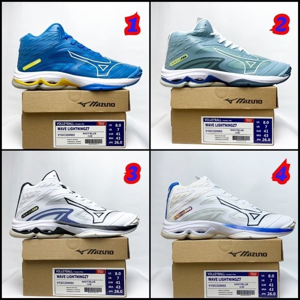 sepatu olahraga volly mizuno wave wlz 6 ORIGINAL vietnam sepatu pria voli tenis badminton sepatu