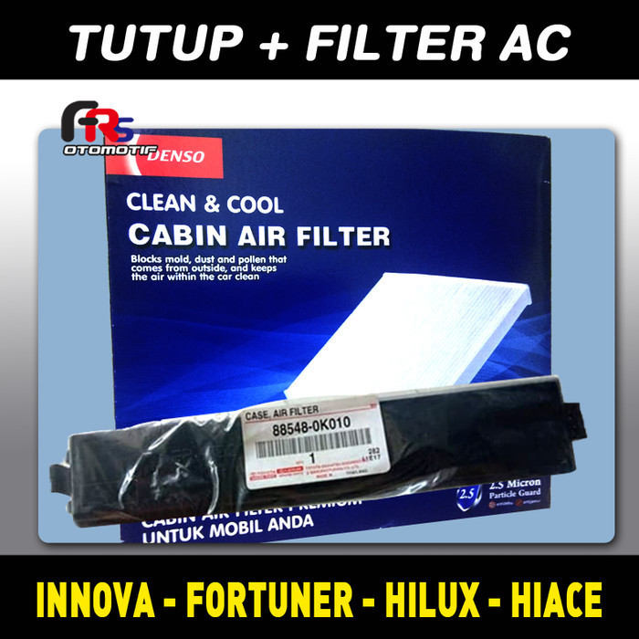 FILTER AC FILTER CABIN AC INNOVA FORTUNER SET COVER TUTUP FILTER AC