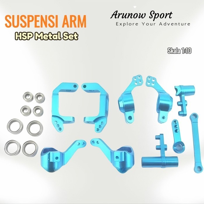 Set Suspension Arm Rc Car Hsp 94111 94123 94118 Rally Kutiger Upgrade Original