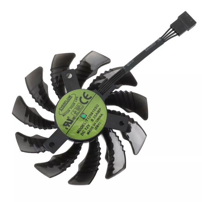 Casing Fan Rx 460 2Gb 4Gb Gabyte Dual Fan 75Mm 4Pin