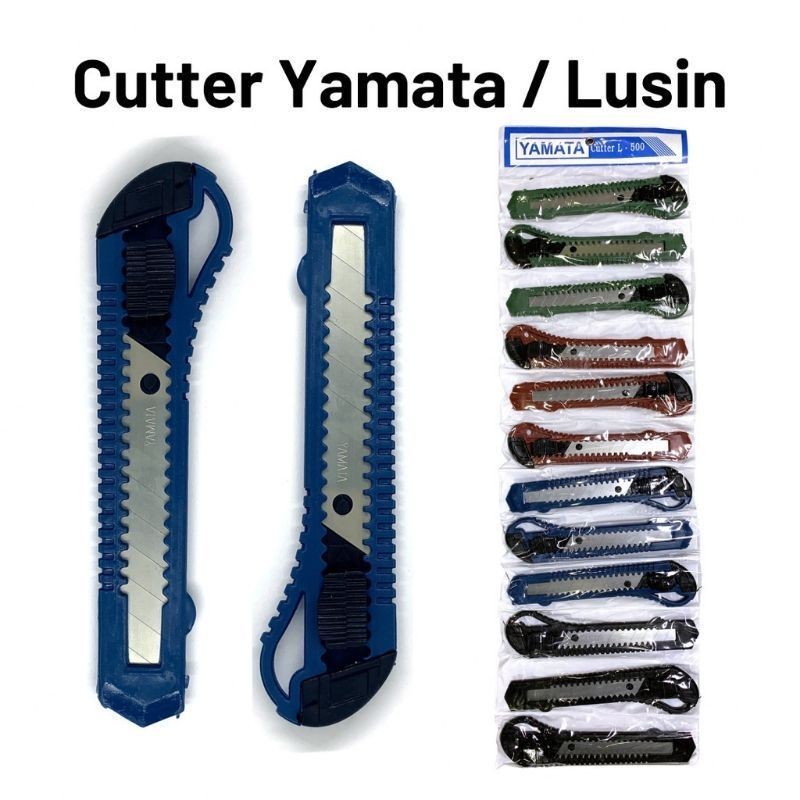 

Pisau Cutter Yamata Per Lusin / Renteng Isi 12 pcs