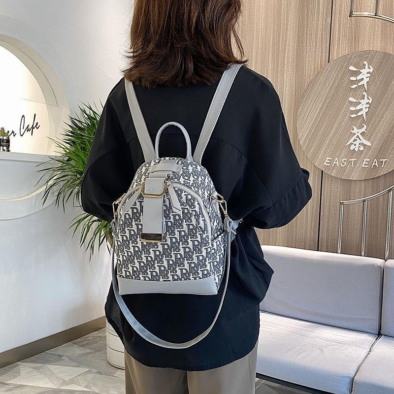 Ransel Mini Gaya Korea, Tas Bahu Motif Niche, Ransel Mini Semua Cocok Kasual Gaya Korea