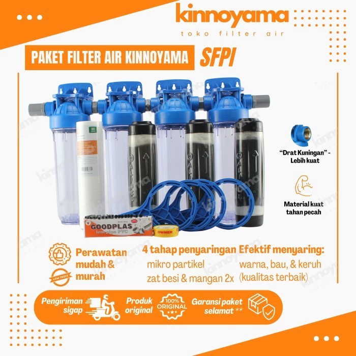 Produk Terbaru Paket Housing Filter Air Tandon Sumur Bor / Filter Air Toren Zat Besi