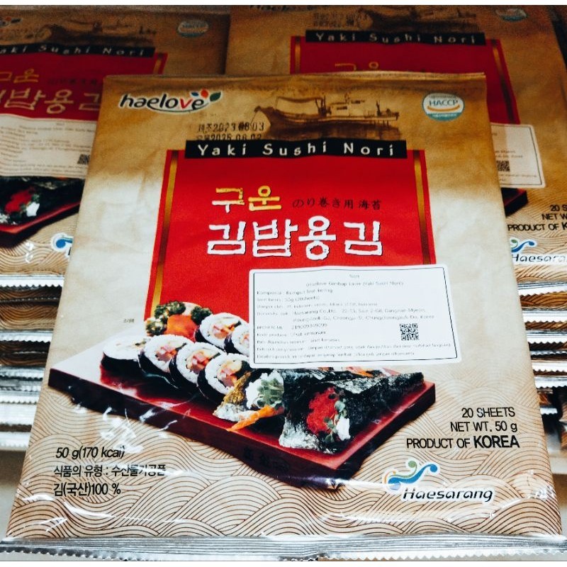 

DRY NORI PAKET MADE IN KOREAN