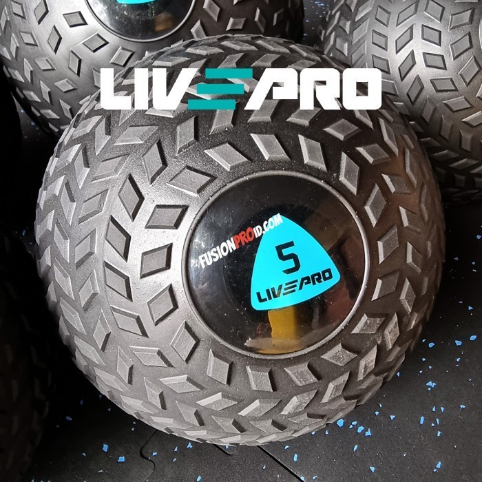 Slam Ball 5Kg Bola Gym Medicine Ball Fitness Heavy Duty Livepro