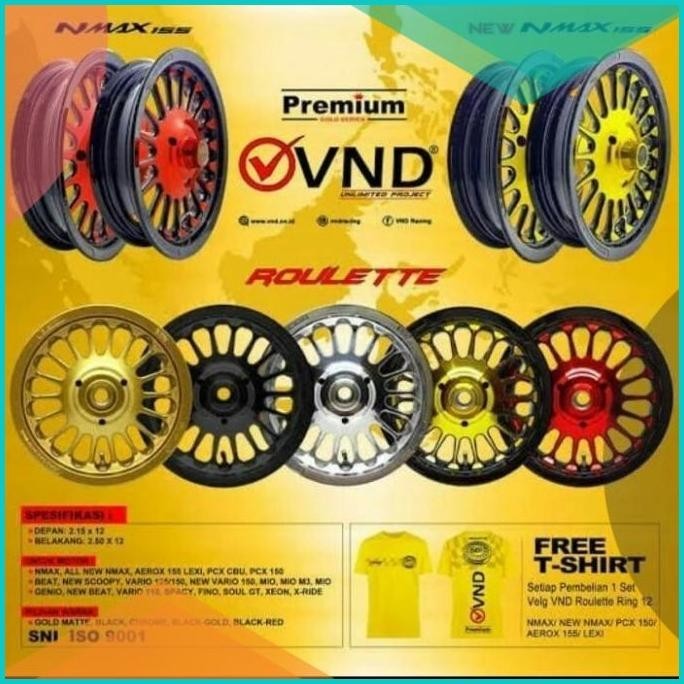 VELG RECING VND RING 12 ROULETTE YAMAHA MIO J 19F3B2024 tools