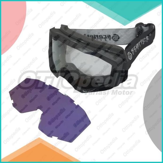 Kacamata MotoCross Goggle Google Scarlet 2 Warna 19F3B2024 onderdil