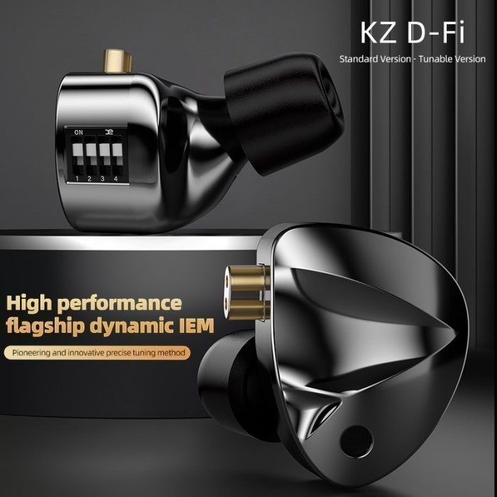 Kz D-Fi Earphone With Mic Innovative Precise Tuning Method Kz D Fi Dfi - With Switch,Driver No Cable