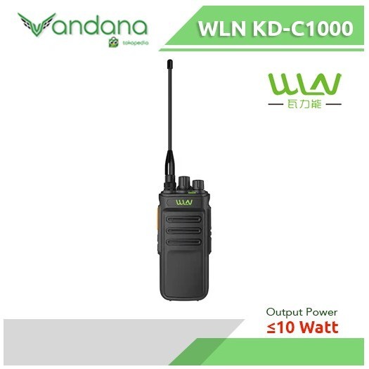 HT HANDY TALKIE WLN KD-C1000 KD C1000 UHF 10 WATT