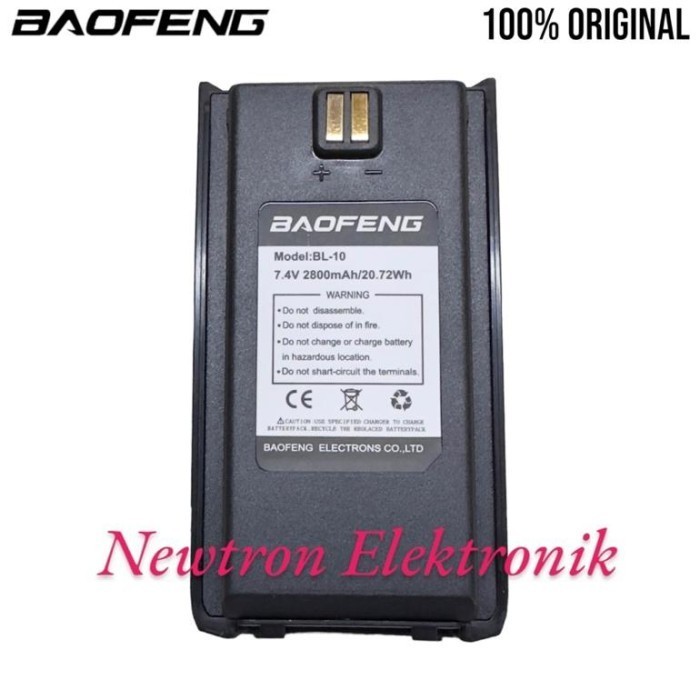 BATERAI HT BAOFENG BF-A58S ORIGINAL BL-10 A58 S A 58S BFA58S BF A58S